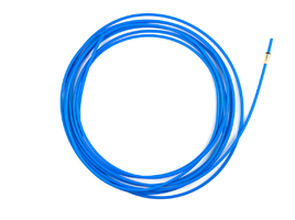 Изображение 7160104 Канал направляющий тефлон (0,6–0,8) 5,5 м синий необходим в сварке типов MIGMAG для подачи сварочной проволоки к соплу сварного пистолета. Подача  КЕДР