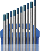 Изображение 7340007 Электроды вольфрамовые WL-20, Ø 4,0 мм, цвет синий  из сплава вольфрама с оксидом лантана имеют очень легкий первоначальный запуск дуги, низкую  КЕДР