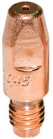 Изображение 8009833 Наконечник E-Cu/Alu М8 Ø1.2 - токоподводящий наконечник предназначен для переноса сварочного тока на проволоку.<br> E-Cu/Alu - наконечник изго КЕДР