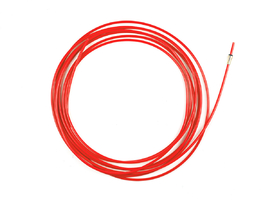 Изображение 8018877 Канал направляющий тефлон Expert (1,0–1,2) 5,5 м красный необходим в сварке типов MIGMAG для подачи сварочной проволоки к соплу сварного пистолета. П КЕДР